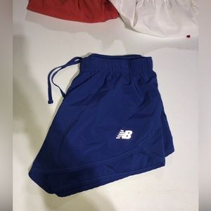 Navy blue new balance shorts
